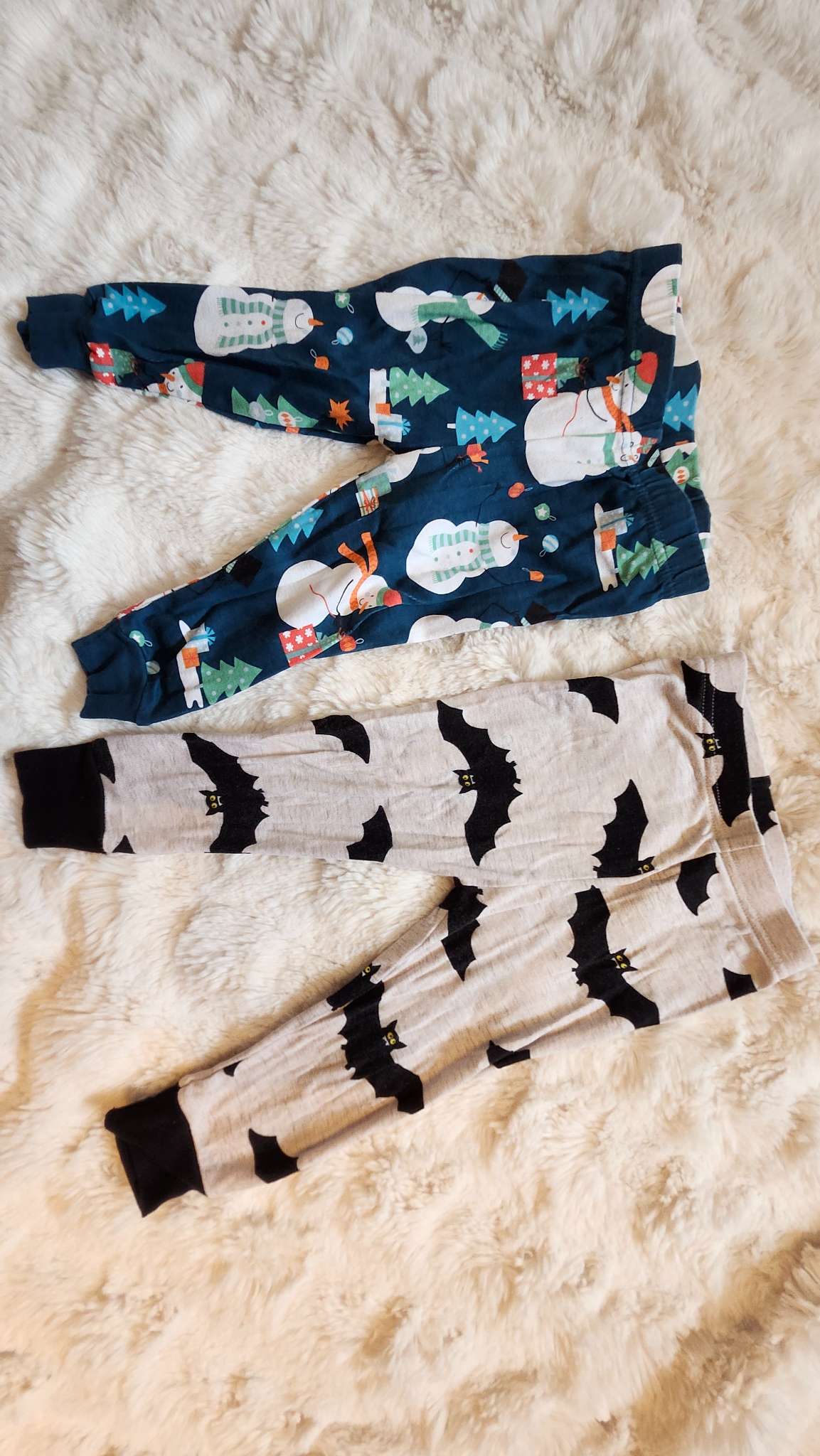 Old Navy Baby Leggings 18-24M - Snowman & Bat Prints, Kids 2T