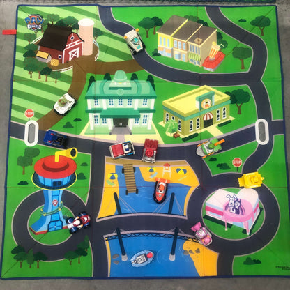 Paw patrol adventure bay car mat/storage set