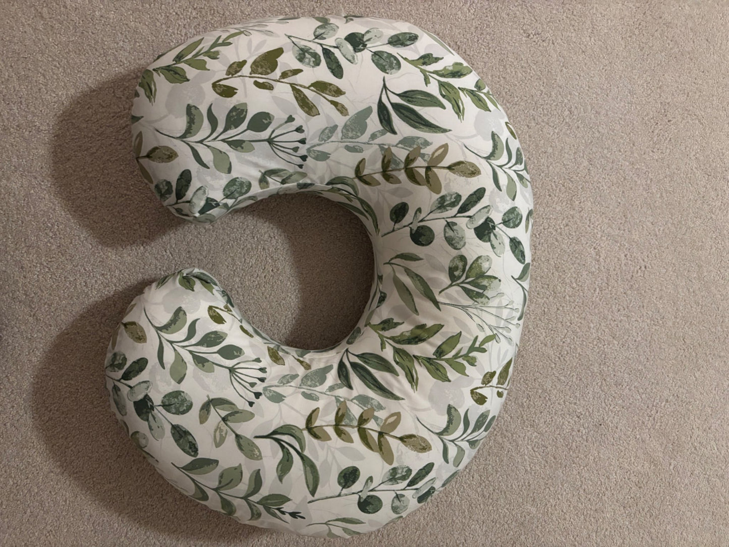 Boppy nursing pillow with pillow case