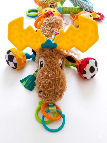 Baby Hanging Rattle Toy & Lamaze Mortimer the Moose