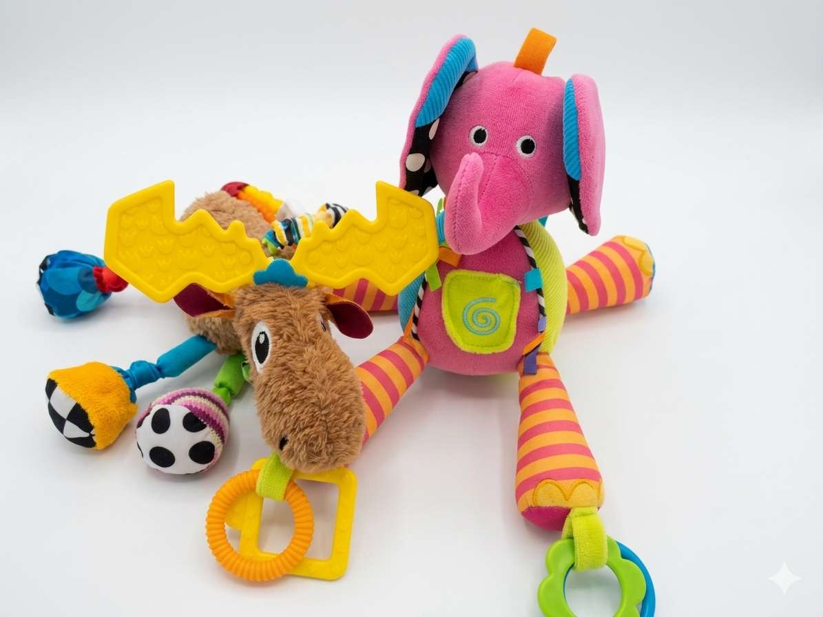 Baby Lamaze Mortimer the Moose & Elephant Plush Toy