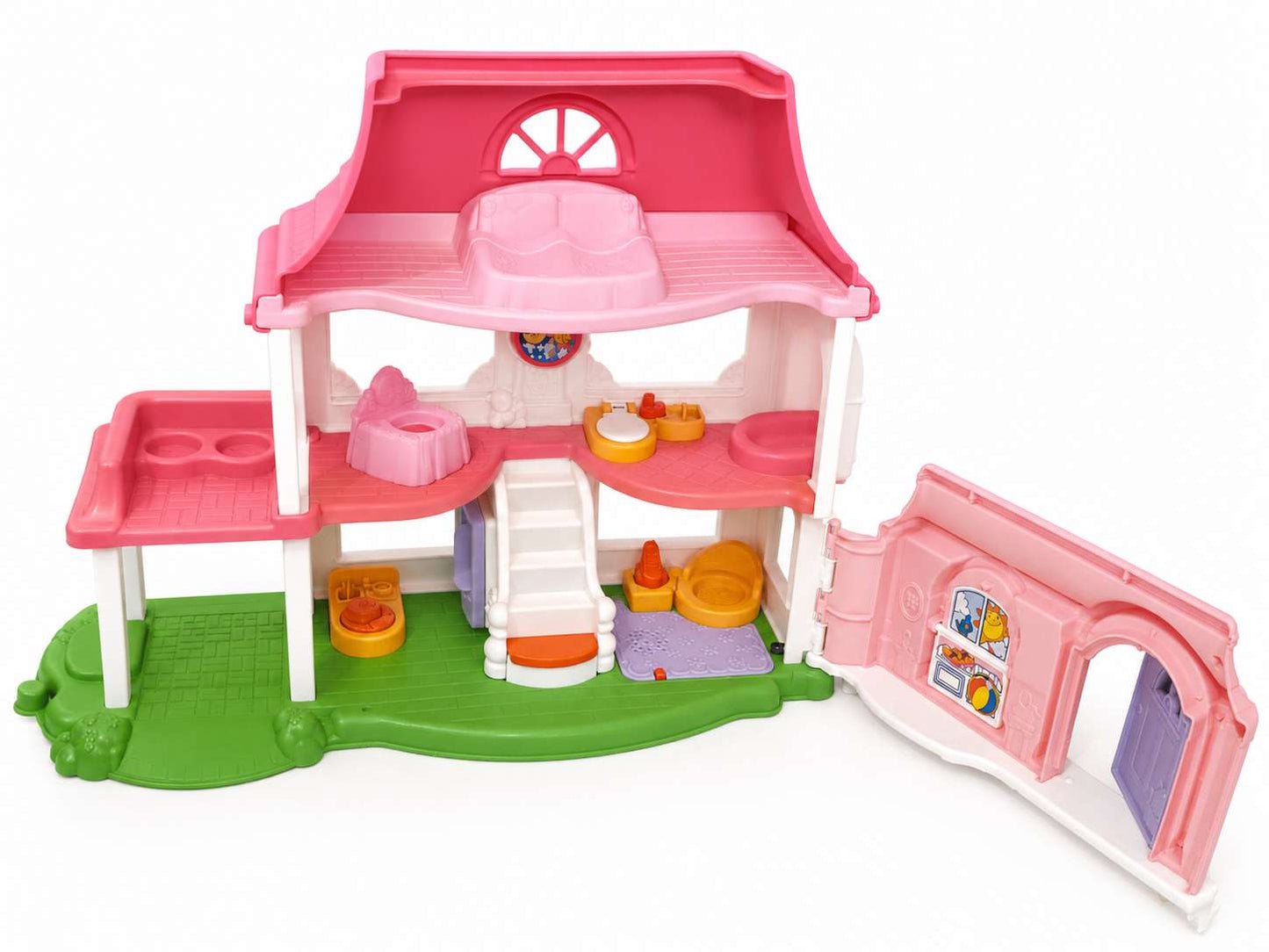 Little People House, Purple Lil' Movers SUV/Mini Van and School Bus