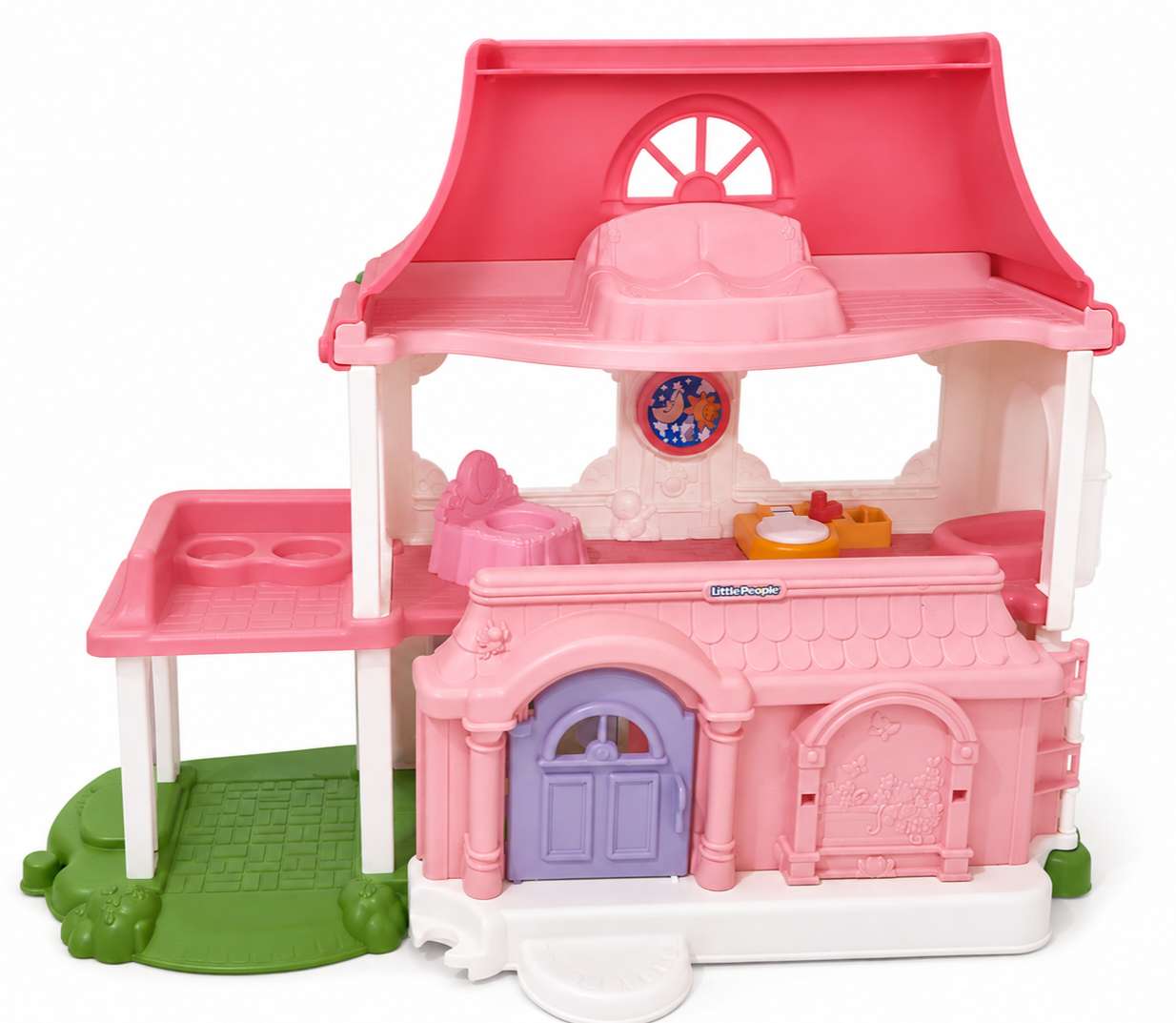 Little People House, Purple Lil' Movers SUV/Mini Van and School Bus