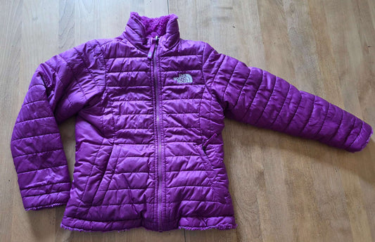 Girls North Face Shasta Reversible Jacket - Size Small (7/8), Kids 7