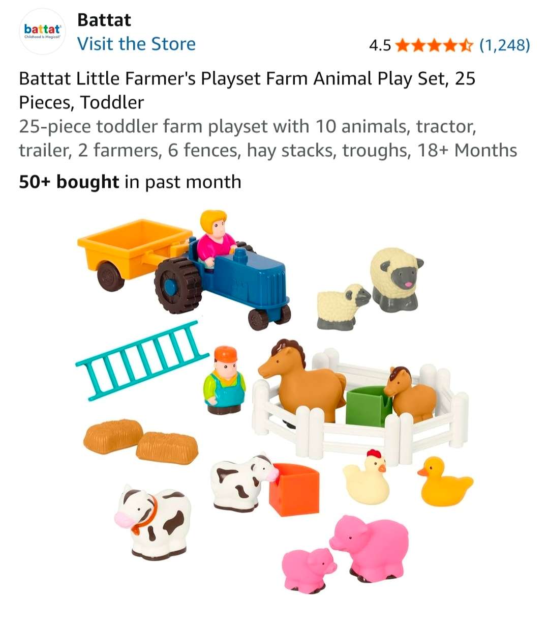 Battat: Big Red Barn Playset