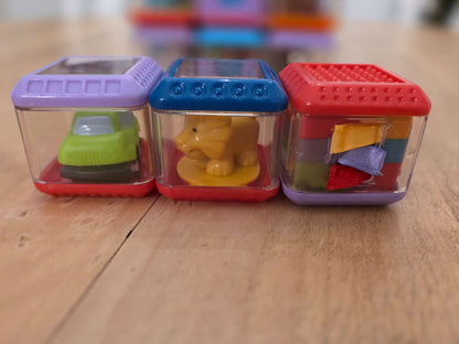 Peek-a-boo Sensory blocks