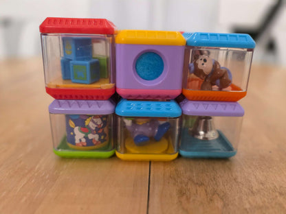 Peek-a-boo Sensory blocks