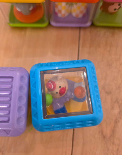 Peek-a-boo Sensory blocks