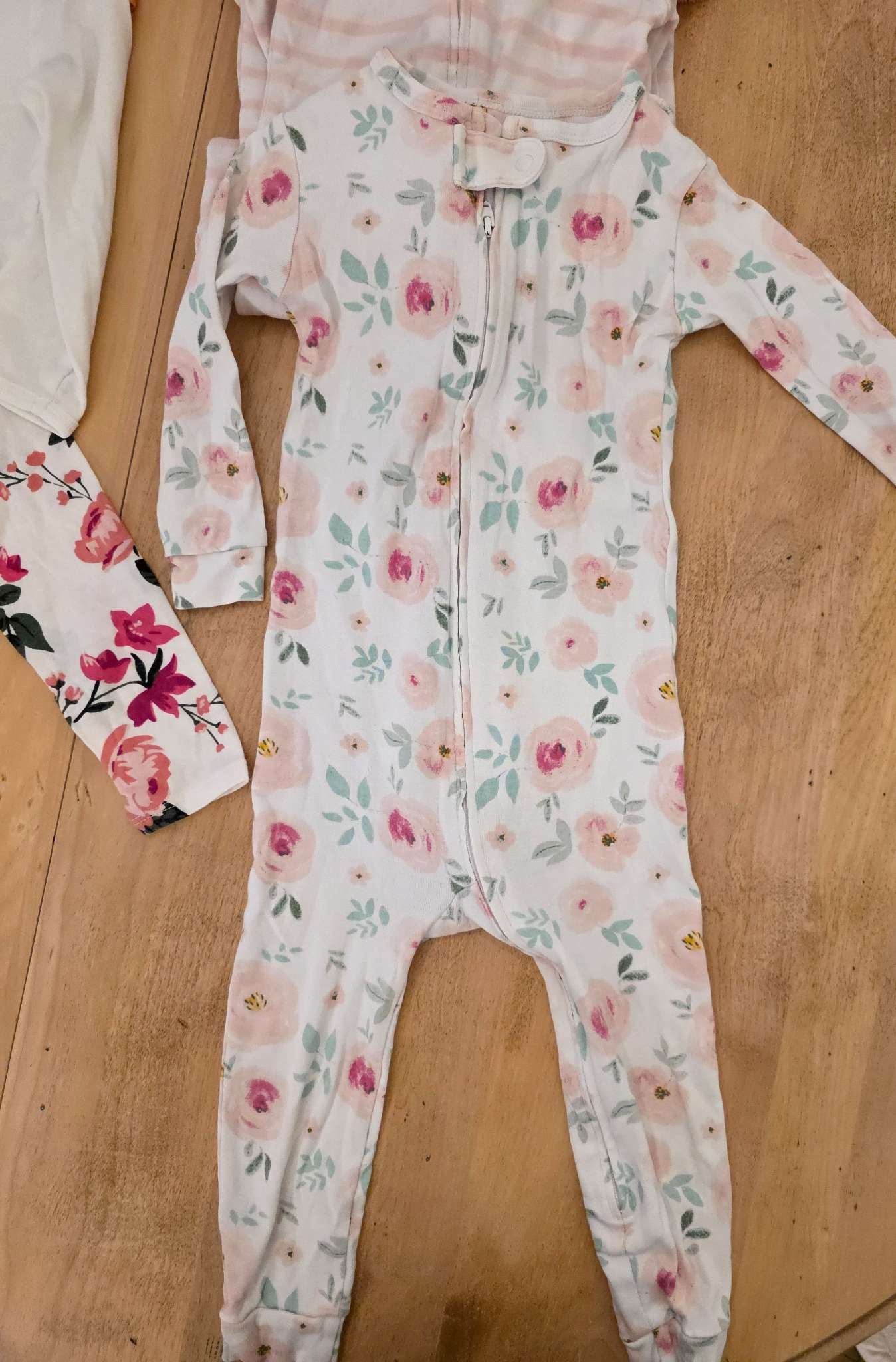 18 to 24 Month Clothing Bundle (PJs, Long Sleeve Tops, Soft Fuzzy Vest), Kids 24 Month (18-24M)