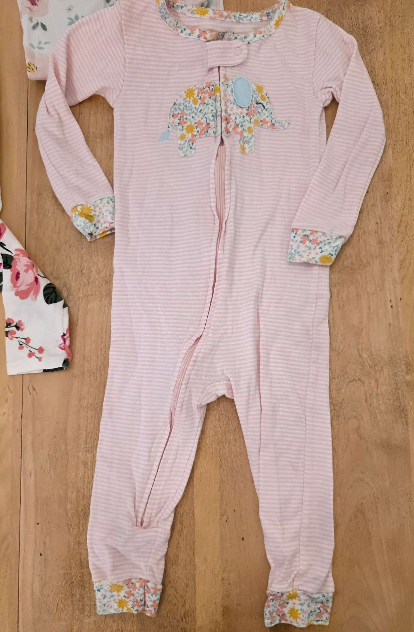 18 to 24 Month Clothing Bundle (PJs, Long Sleeve Tops, Soft Fuzzy Vest), Kids 24 Month (18-24M)