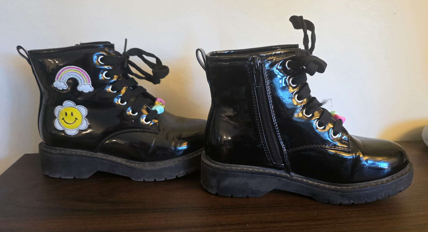 Girls Size 13 Black Boots, Shoes 13 (Kids:4-8yr)