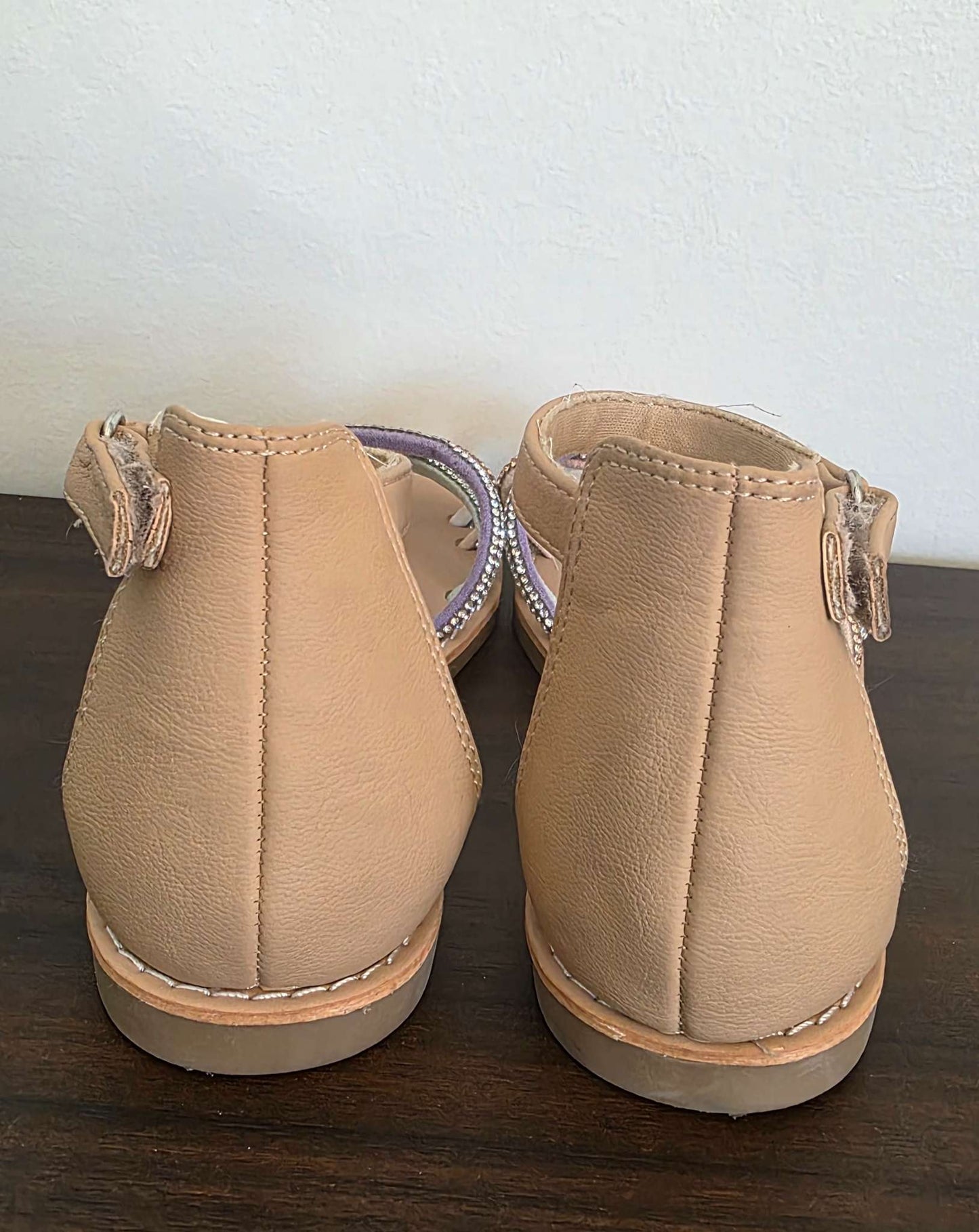 Girls Fancy Sandals, Rhinestone, Size 12, Shoes 12 (Toddler:2-4yr)