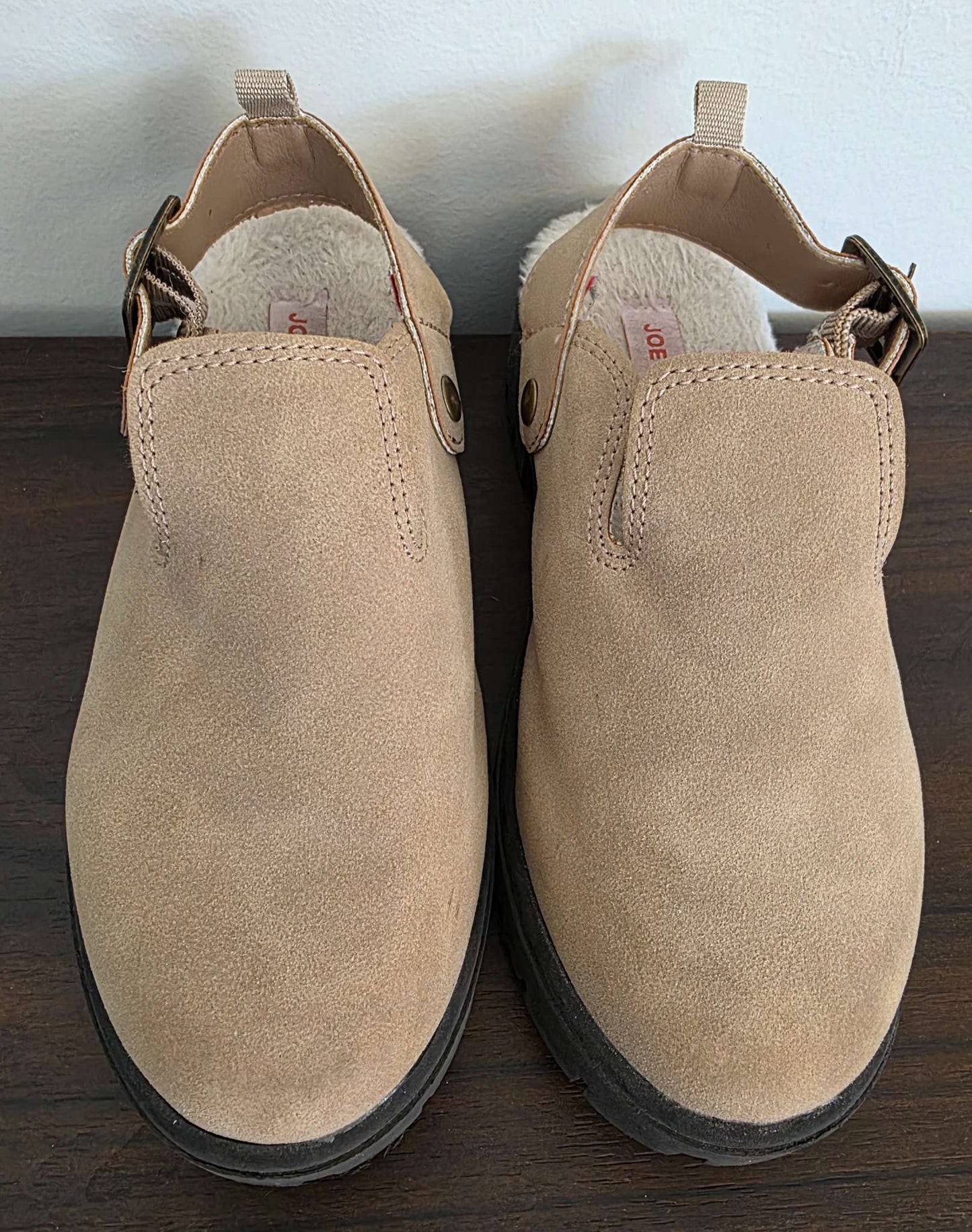 Joe Fresh Sling Back Shoes, Faux Suede, soft on the inside Size 13, Shoes 13 (Kids:4-8yr)