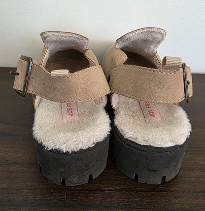 Joe Fresh Sling Back Shoes, Faux Suede, soft on the inside Size 13, Shoes 13 (Kids:4-8yr)