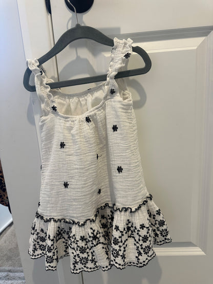 Zara Embroidered Dress 3-4 Year, Kids 3T