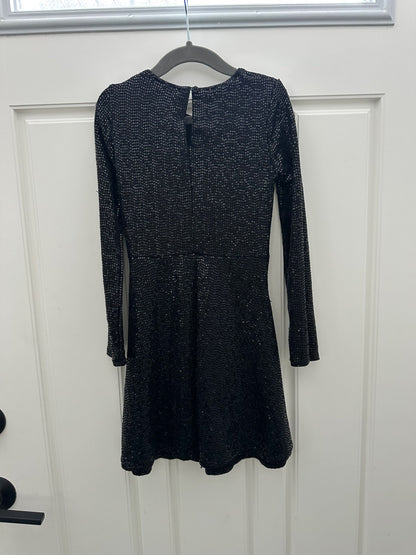 Zara black sequin dress 8-9 y , Kids 8