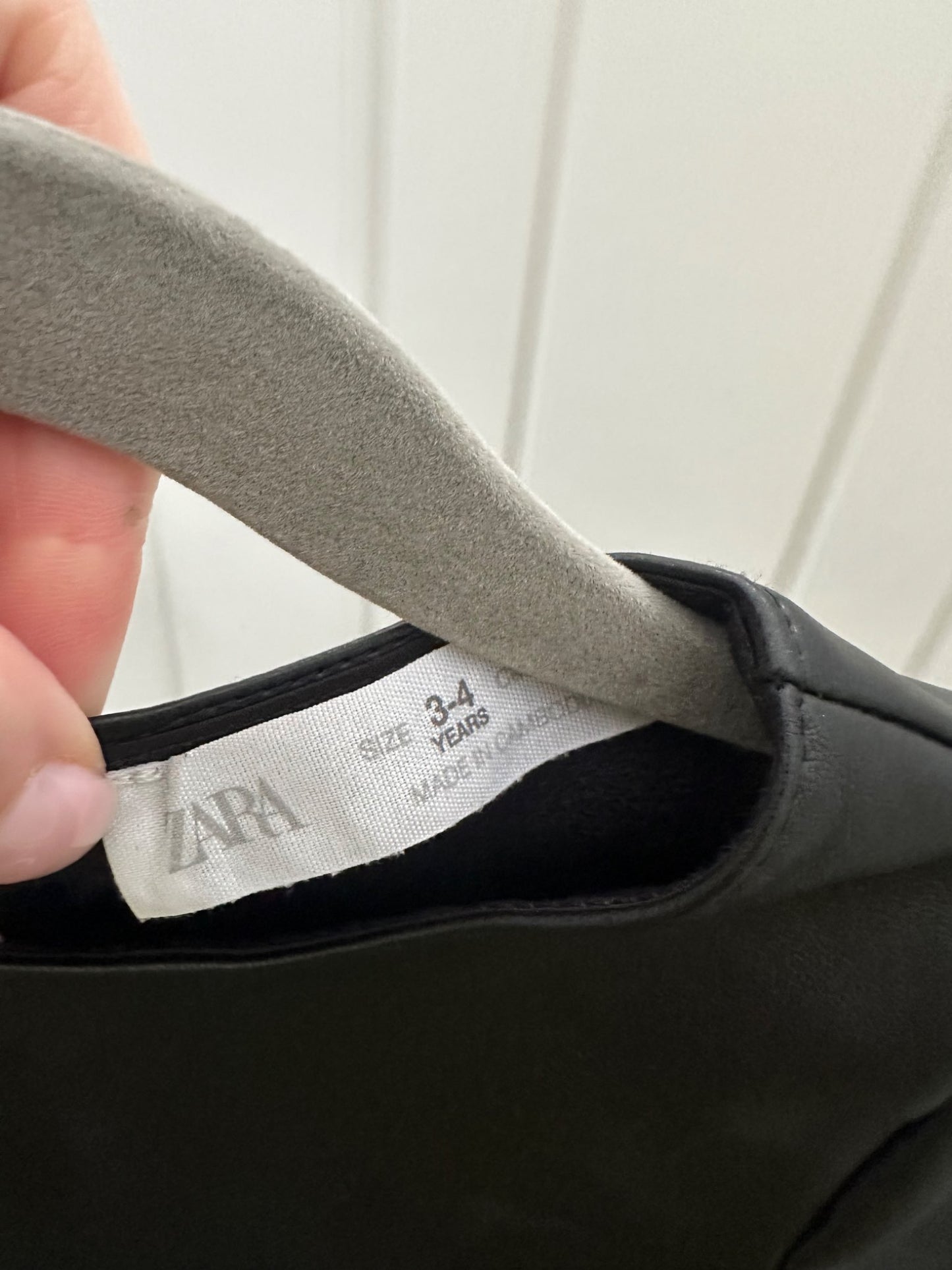 Zara faux leather dress 3-4y , Kids 3T