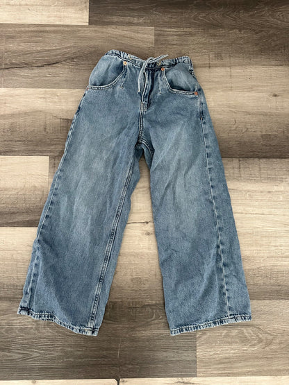 Zara blue wide leg denim 6 y , Kids 6/6X