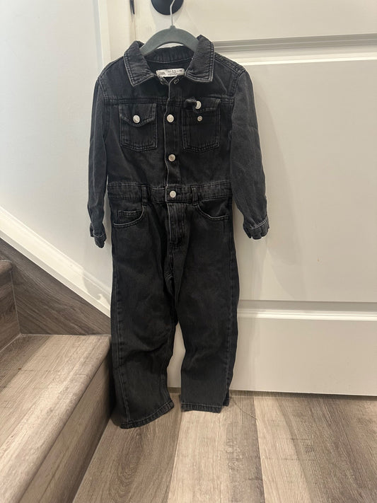 Zara Denim Jumpsuit 4-5 Year, Kids 4/4T