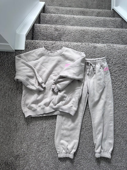 Zara cream sweat suit 5y, Kids 5/5T