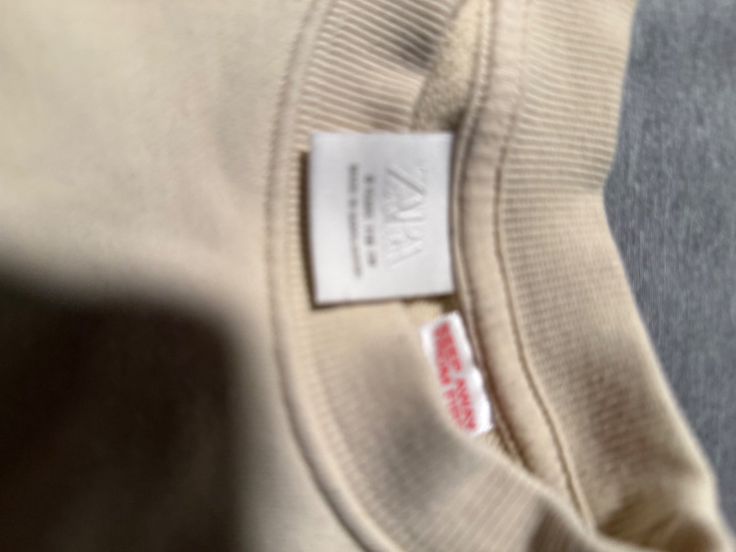 Zara Cream Sweat Suit 6Y , Kids 6/6X
