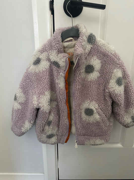 Zara Floral Sherpa Jacket 2-3 Years, Kids 2T