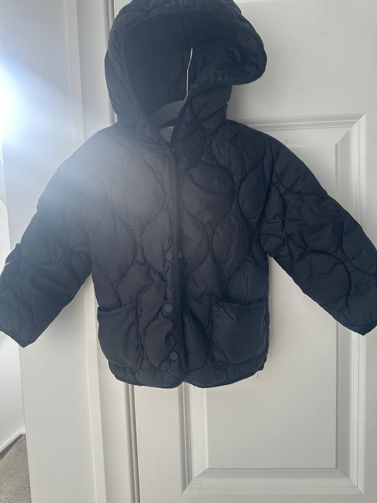 Zara black jacket, Kids 24 Month (18-24M)