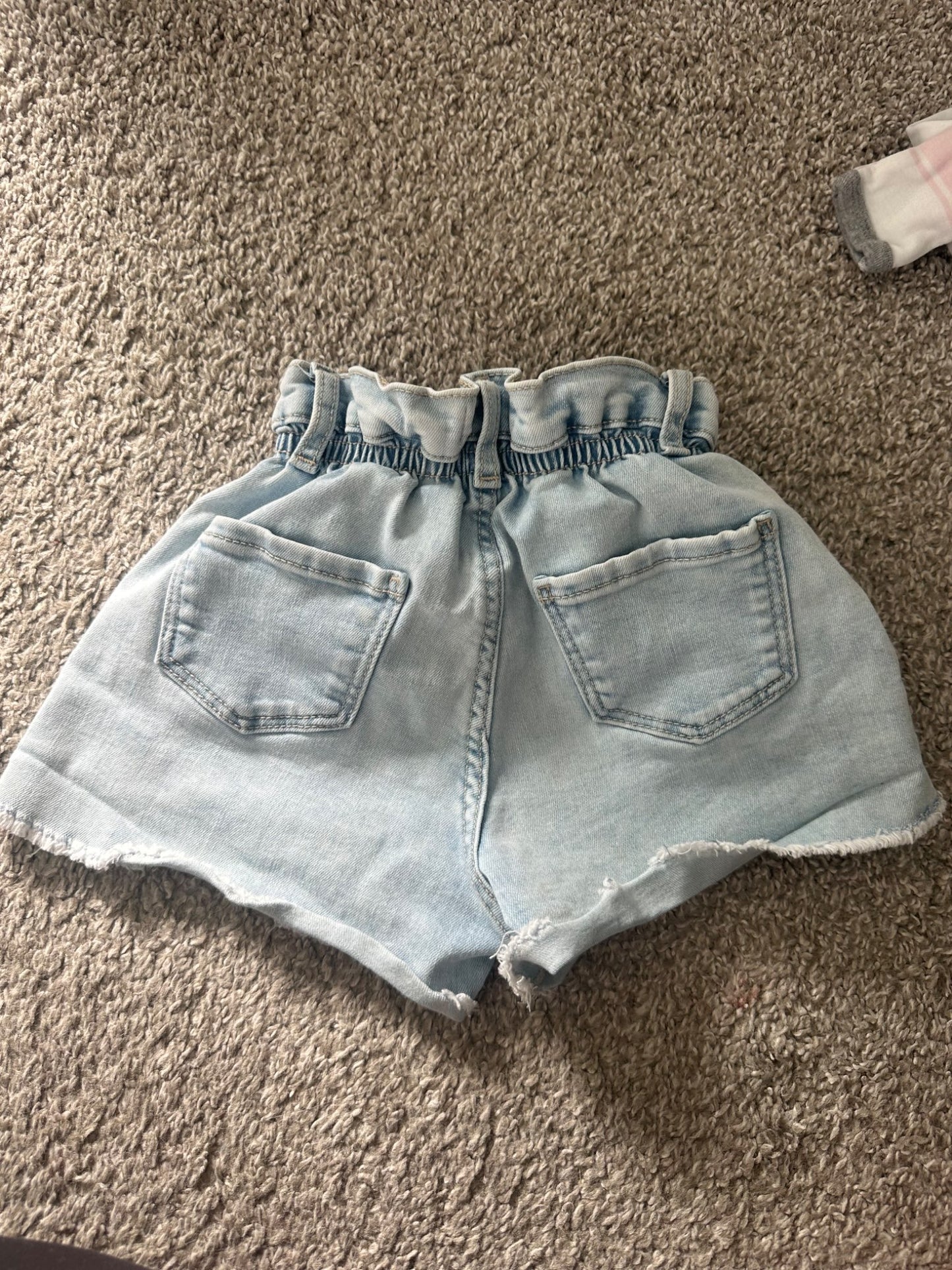 zara blue denim shorts, Kids 5/5T (extra small)