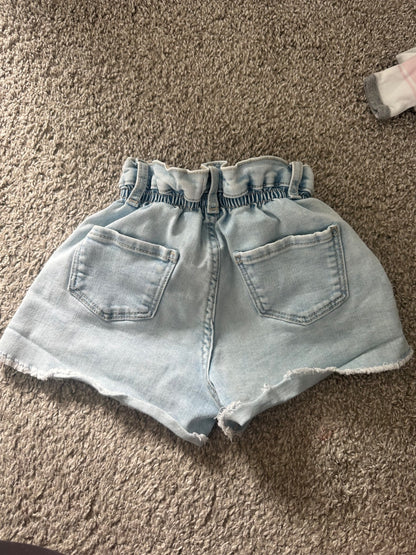 zara blue denim shorts, Kids 5/5T (extra small)
