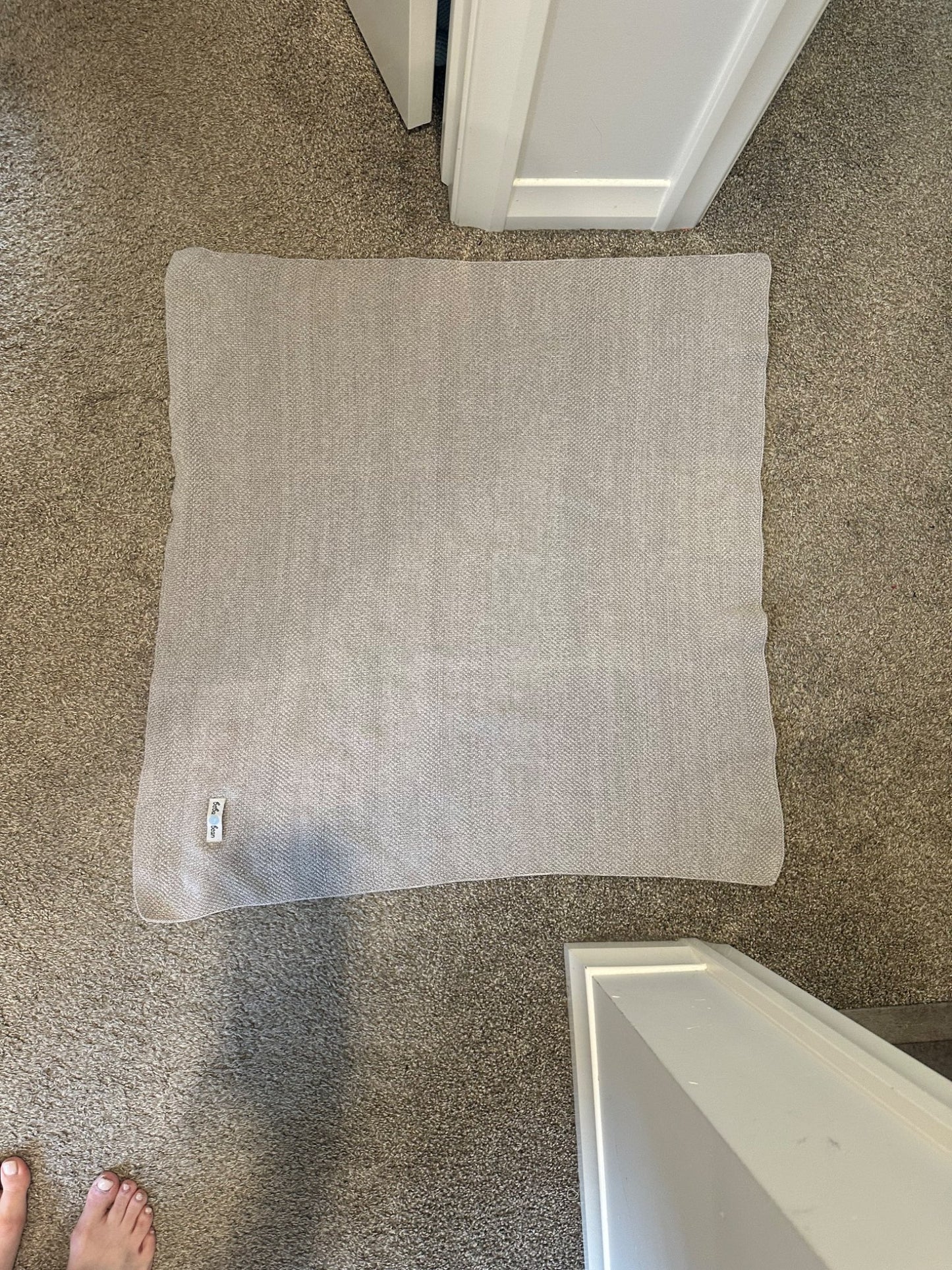Grey Knit Blanket