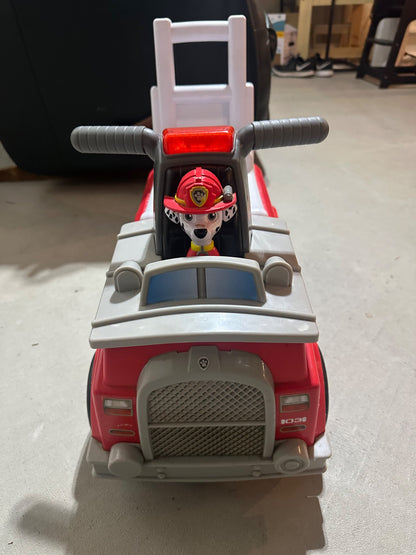 Paw patrol push/ride car