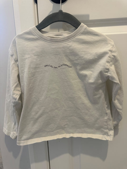 Zara Long Sleeve Graphic Tee 2-3 Year, Kids 2T