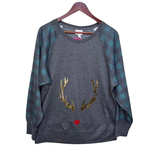 Isabel Maternity Reindeer Sweater Size MEdium, Maternity M (8-10)