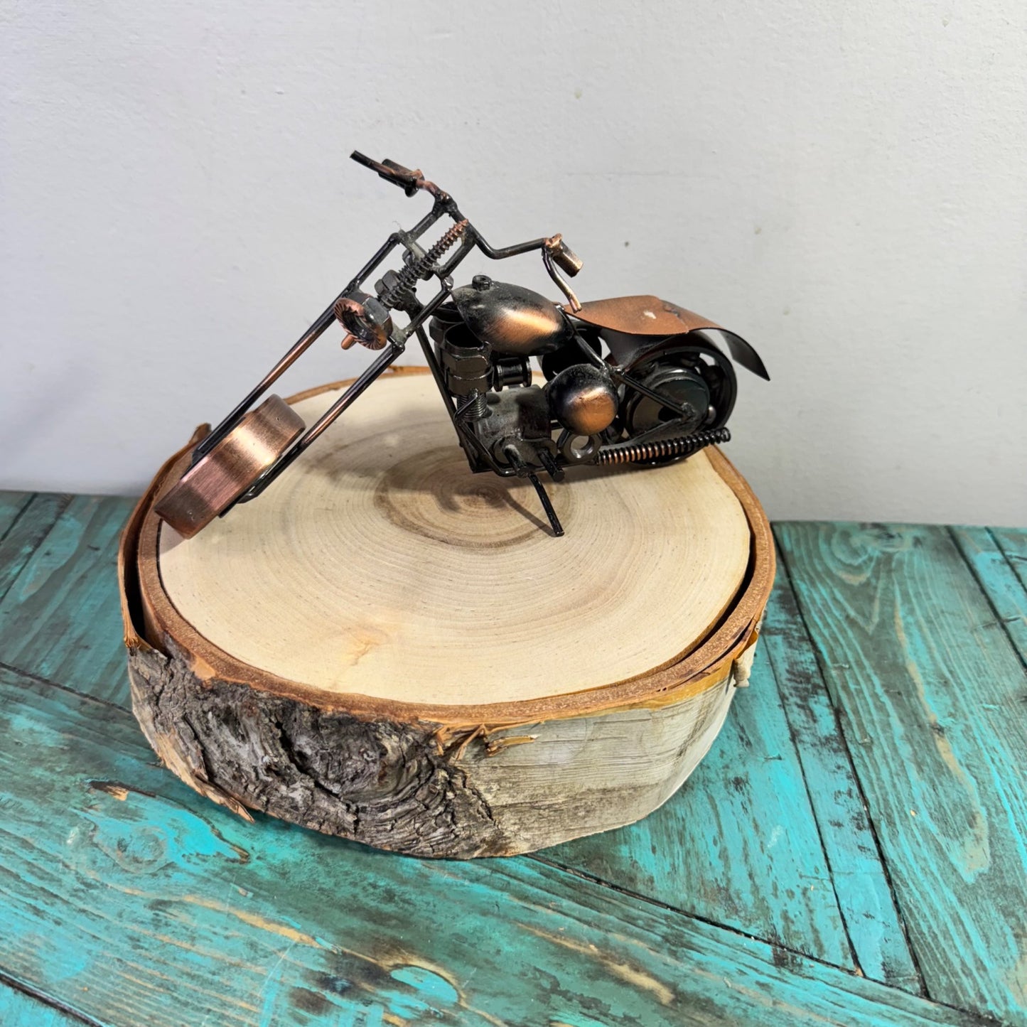 Metal Motorcycle Decor