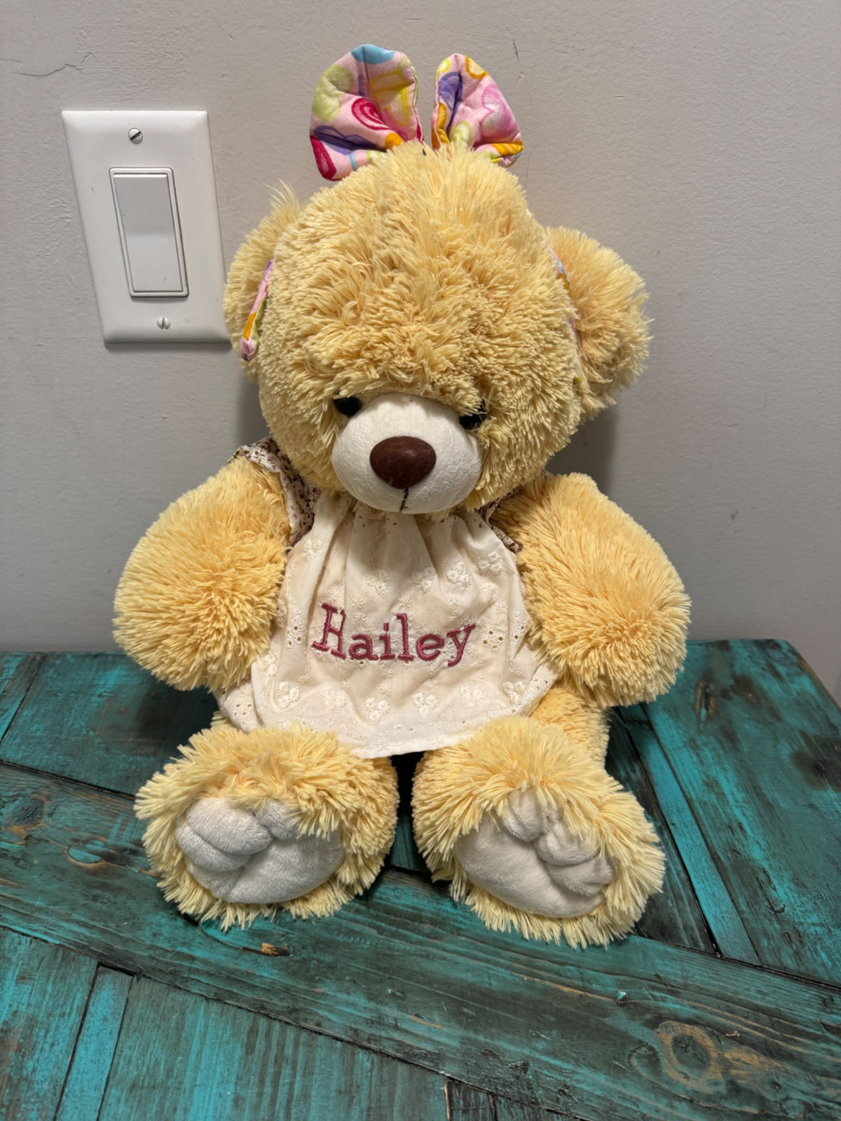 “Hailey” Embroidered Bear