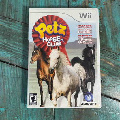 Petz Horsez Club - Nintendo Wii Complete With Manual