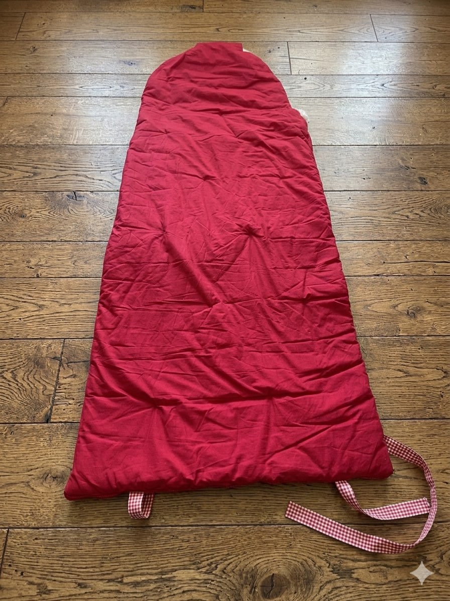 NEW Pottery Barn Kids Santa Sleeping bag Retails $179