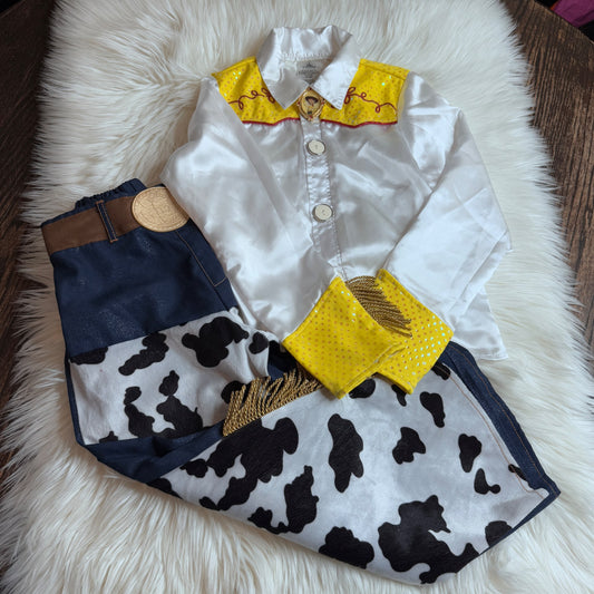 Size 7 Disney Jessie Costume No Hat, Kids 7 & 8 (small)