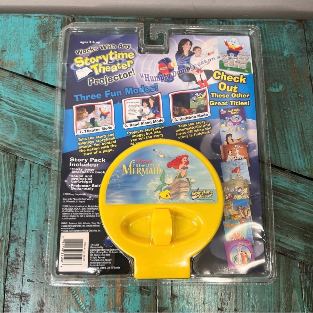 2006 Storytime Threater Story Pack  Disney The Little Mermaid Interactive