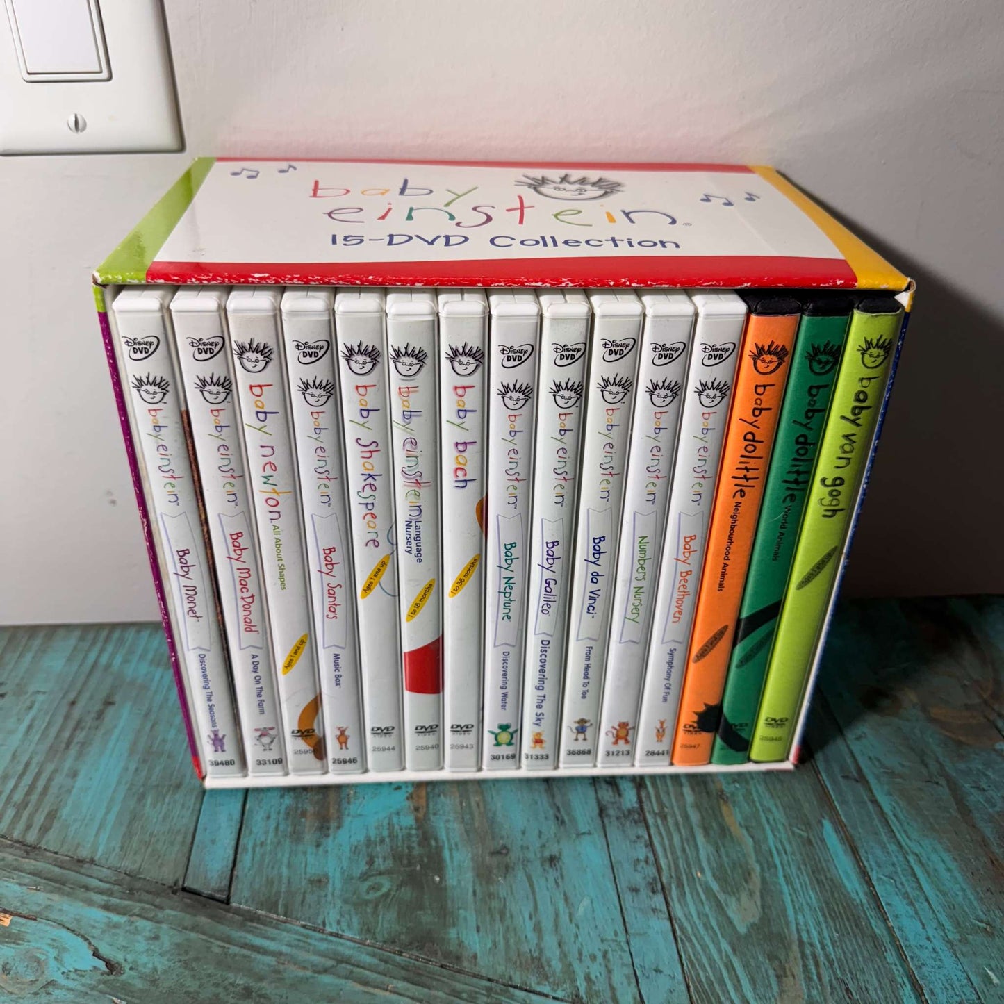 Baby Einstein 15 DVD Collection Set of 12 Plus 3 Burned DVDs