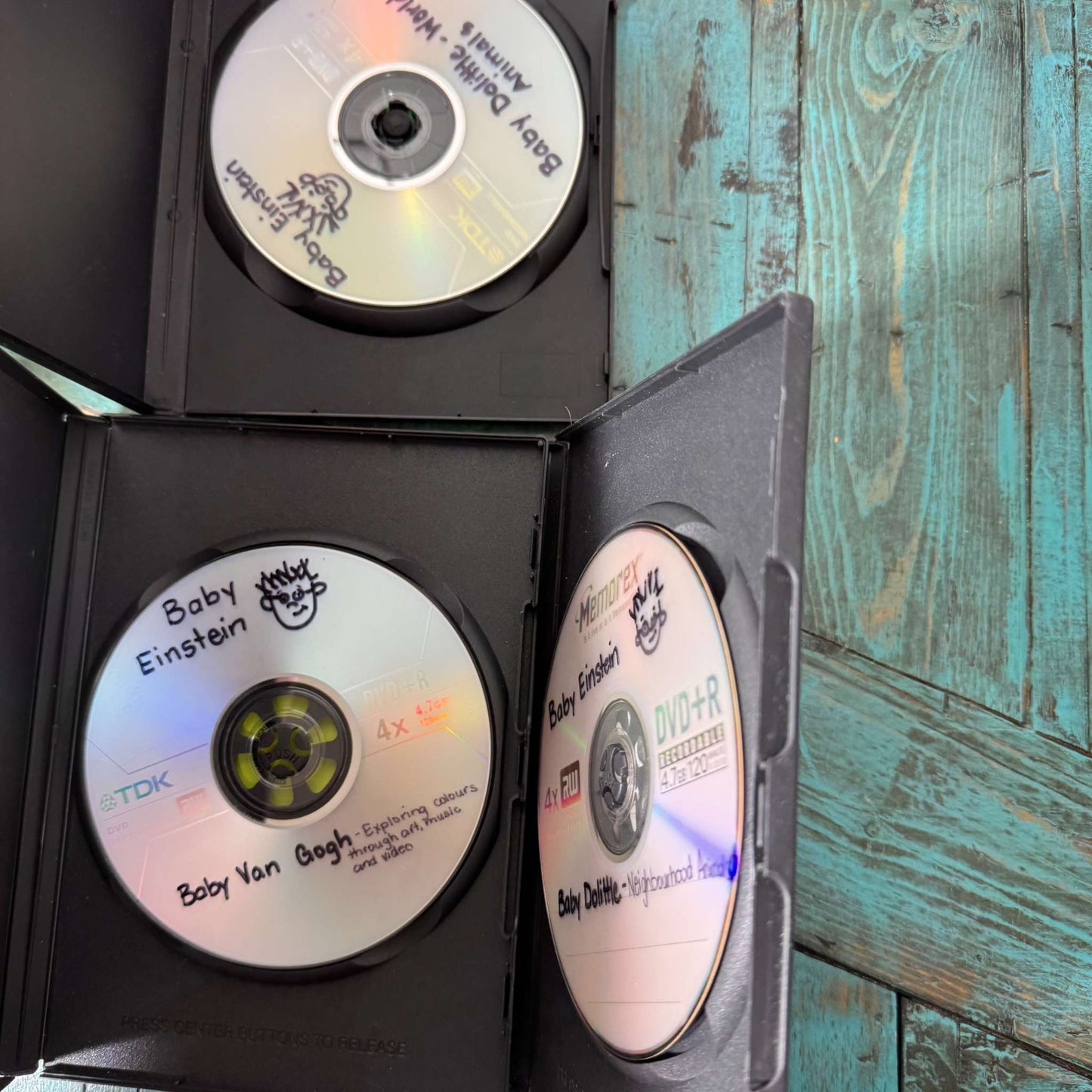 Baby Einstein 15 DVD Collection Set of 12 Plus 3 Burned DVDs