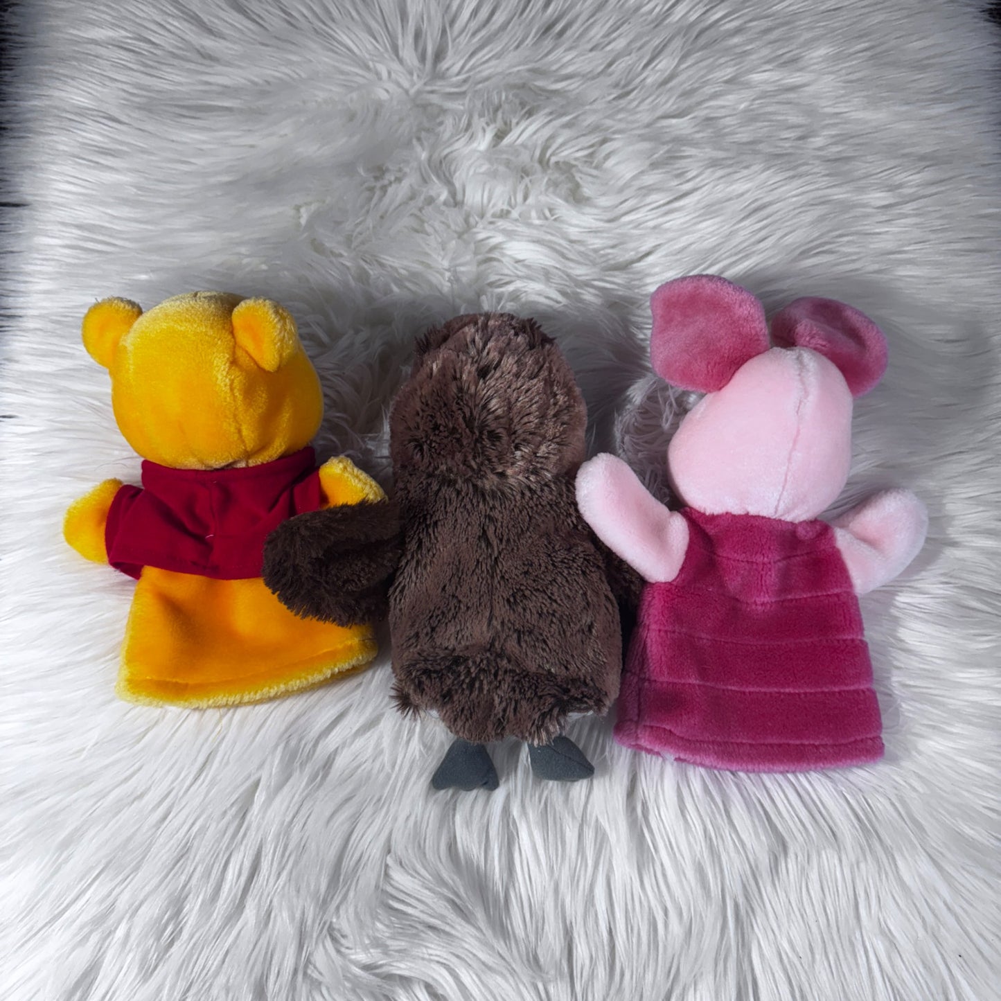 Disney Winnie the Pooh Piglet owl Plush Hand puppets