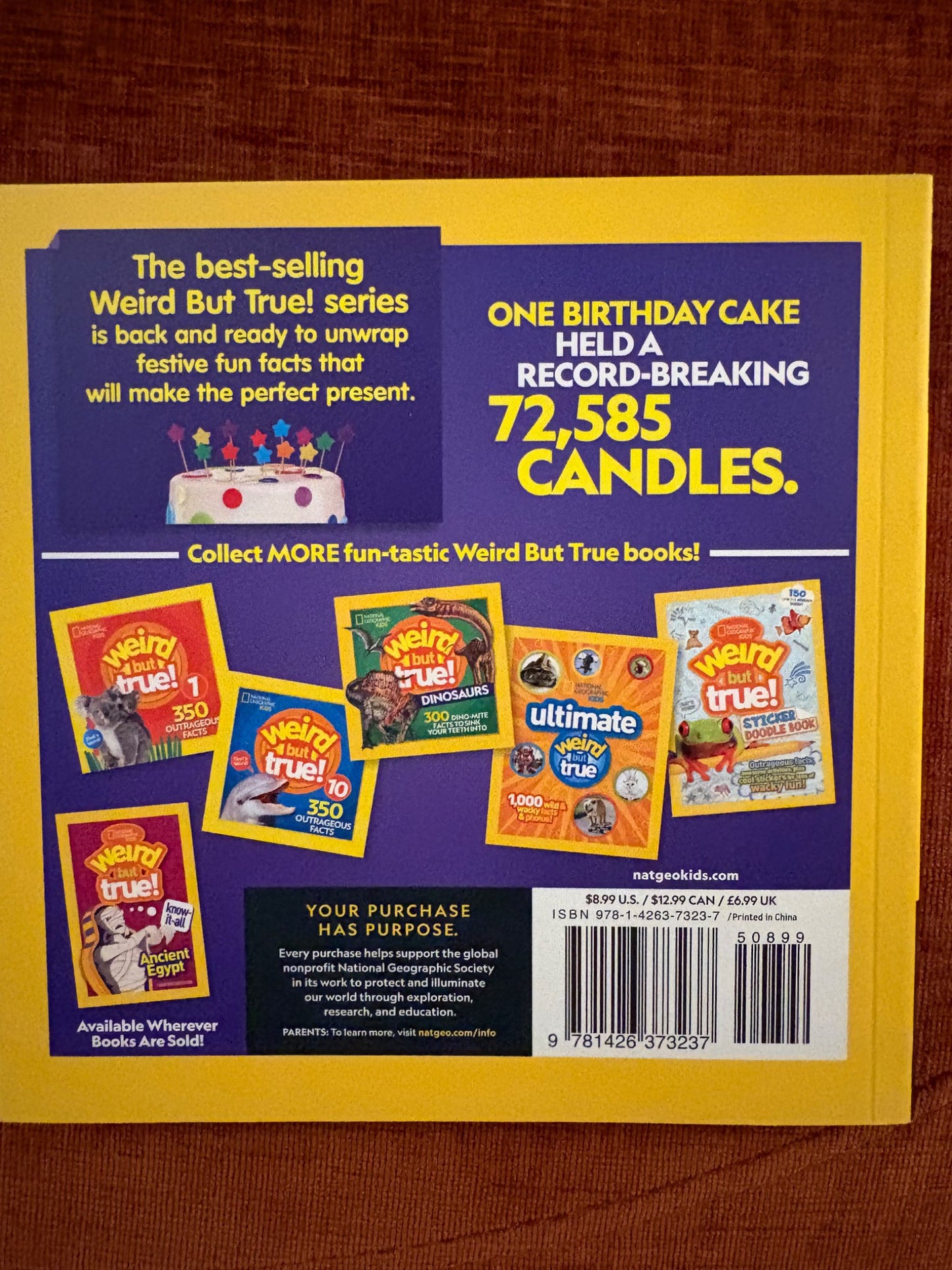 Picture books- about the world and birthday facts!