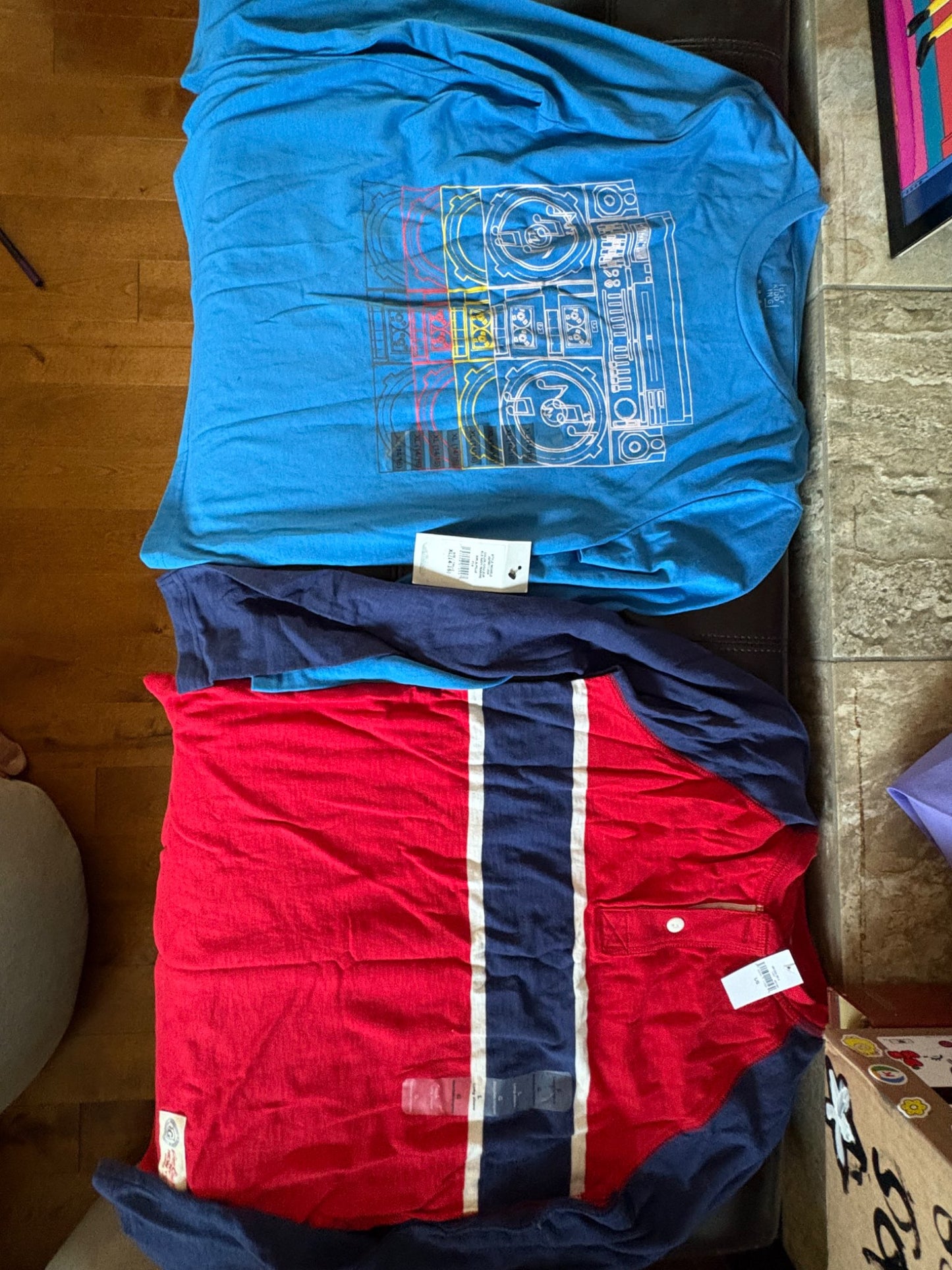2 long sleeve shirts NWT- size 10. And 14/16- Gap, Kids 10