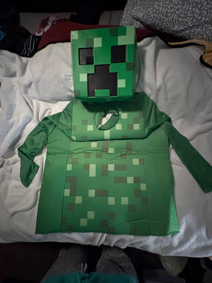 Minecraft Costume , Kids 10 (medium)