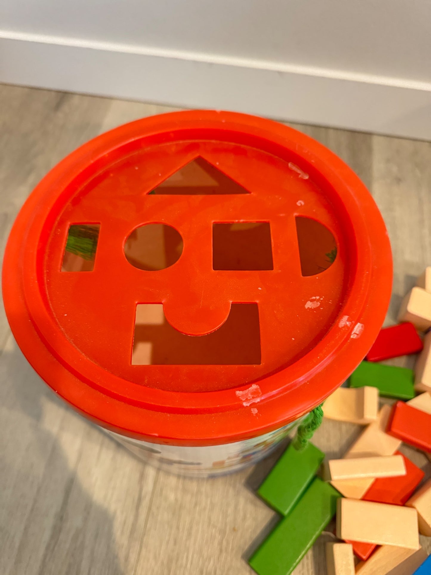 Wooden block set