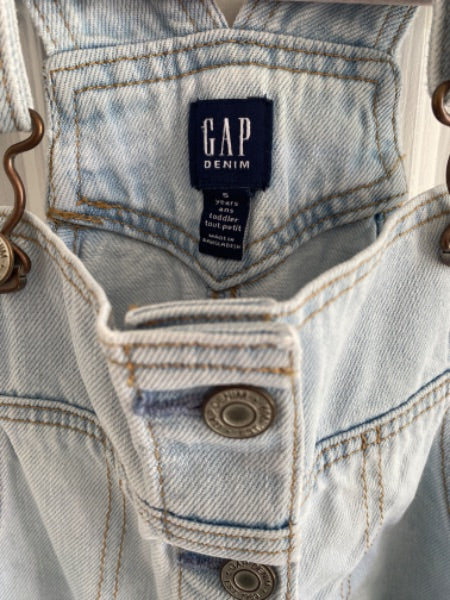 Gap Denim Overall Dress (5T) , Kids 5/5T (extra small)