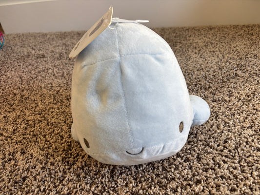 Stuffed whale newborn toy