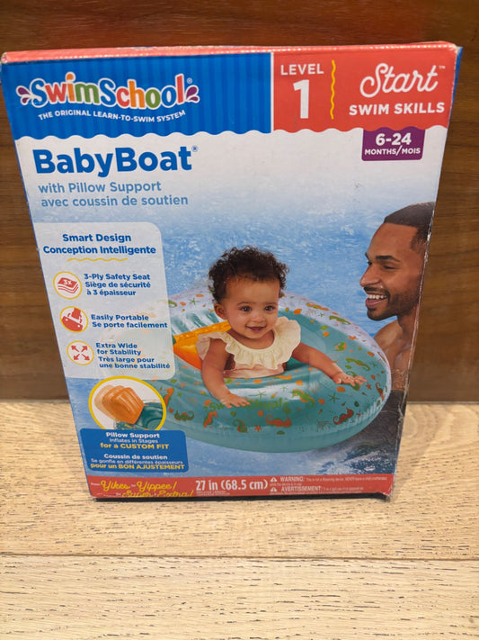 6-24 months baby boat with pillow support