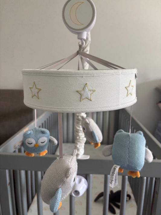 Baby mobile; sings one song (twinkle twinkle)